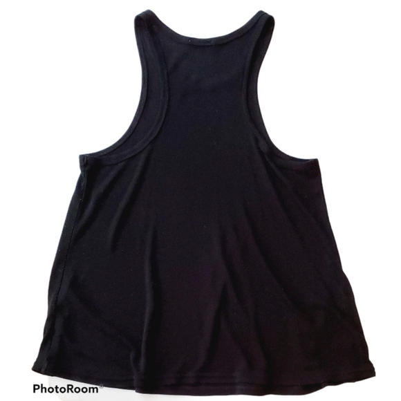 Free People Long Beach Racerback Tank Black Small - Picture 4 of 8